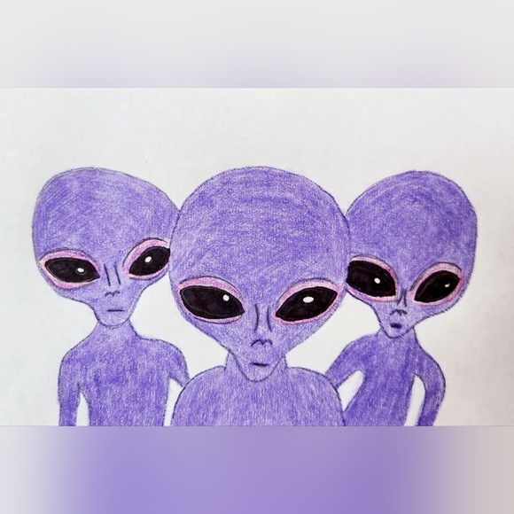 Custom Order @twicebutnice333 Alien Cards - Picture 3 of 7